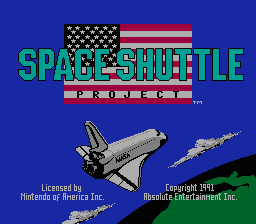 Space Shuttle Project title screenshot